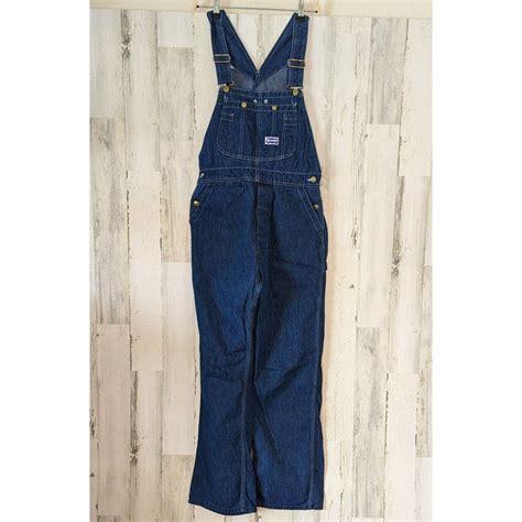 Vintage Big Smith Vintage 90s Denim Blue Carpenter Pocket Overalls