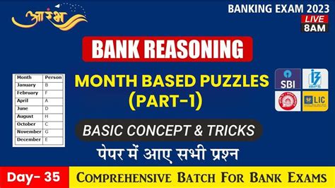 Month Based Puzzle Part 1 Basic Concept Tricks Of Reasoning For All