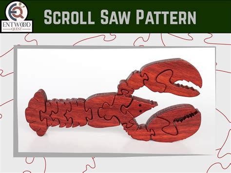 Sea Life Scroll Saw Puzzle Pattern Set 3 Manatee Octopus Hammerhead Shark Blue Whale