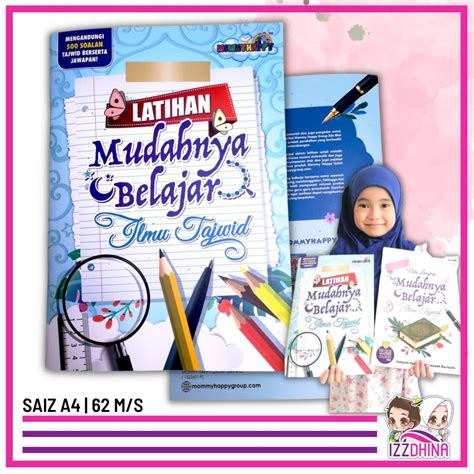 Buku Tajwid Buku Latihan Mudahnya Belajar Ilmu Tajwid Buku Tajwid