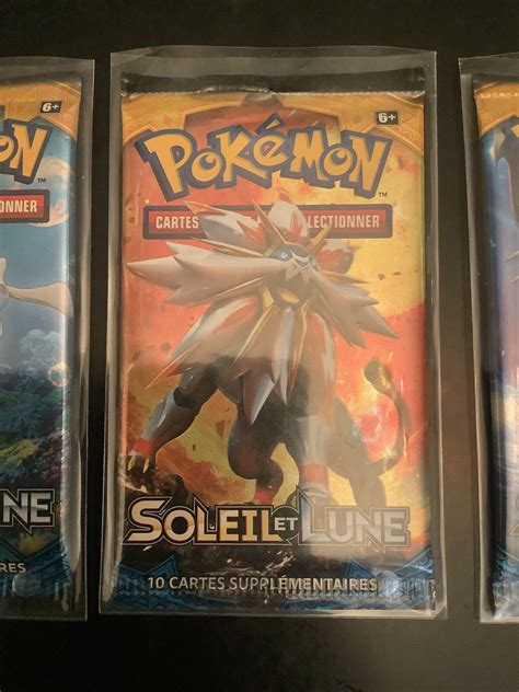 3 Boosters Pokemon Soleil Et Lune De Base Neuf Et Scellé VF eBay