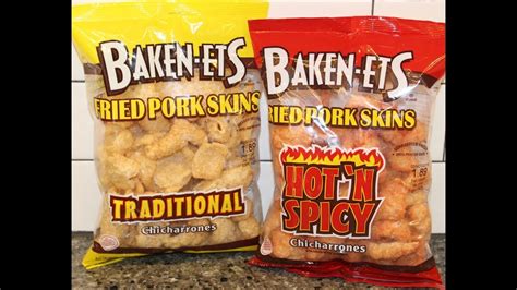 Baken Ets Fried Pork Skins Traditional Hot N Spicy Chicharrones