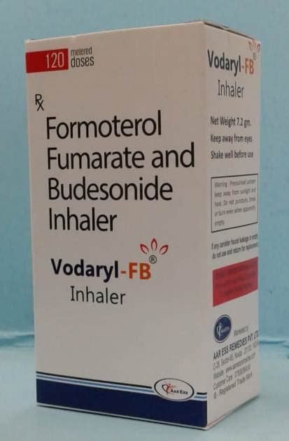 Vodaryl FB Formoterol Fumarate 6mcg Budesonide 400mcg Inhaler