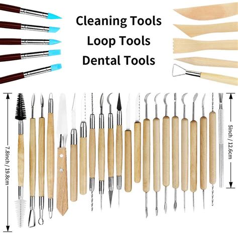 Outils En Argile C Ramique Pi Ces Outils De Poterie Kit De