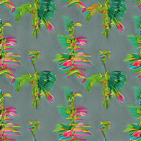 Palm Tree Leaves Seamless Pattern · Creative Fabrica