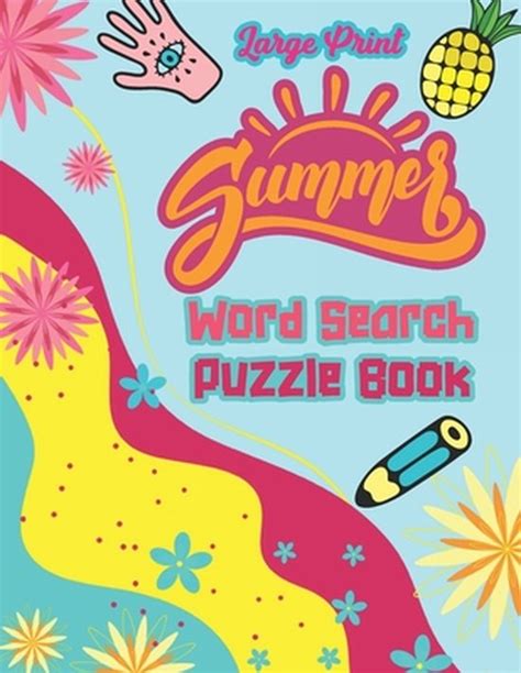 Large Print Summer Word Search Puzzle Book Bol