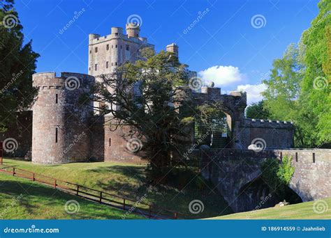 Hoddom Castle Ruins in Evening Light, Dumfries and Galloway, Scotland ...