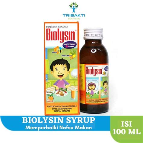 Promo Biolysin Syrup Rasa Orange Ml Ml Vitamin Penambah