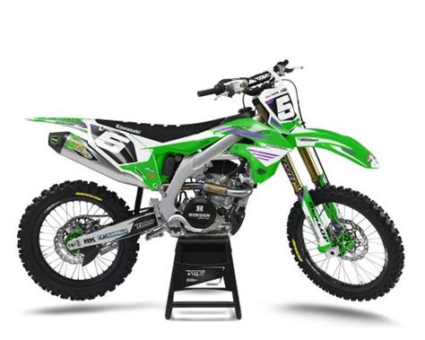 Kawasaki Oem Factory Style Motocross Dirt Bike Decal Stickers 2023