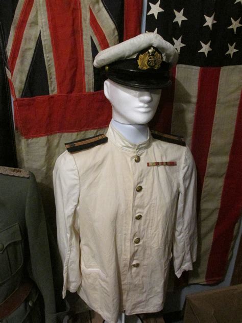 WWII Imperial Japanese navy Officers Summer Uniform & Cap | Collectors ...