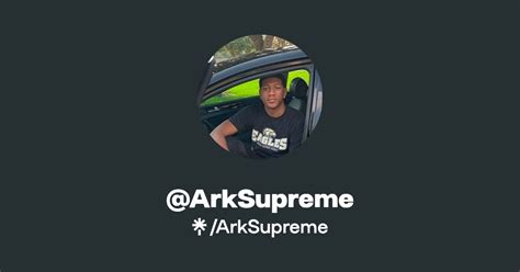 Arksupreme Twitter Tiktok Twitch Linktree