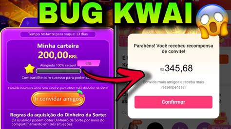 BUG KWAI PAGANDO R 200 00 REAIS KWAI NOVA PROMOÇÃO PARA GANHAR DINHEIRO