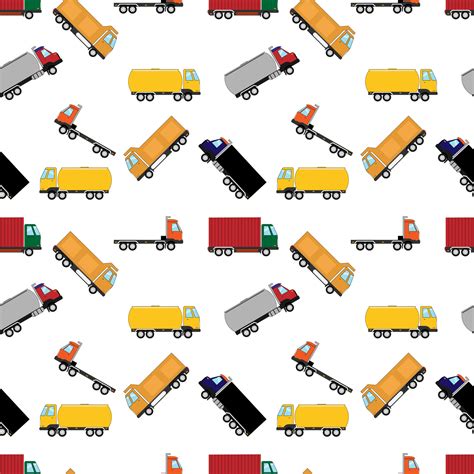 cute truck pattern design 7802286 Vector Art at Vecteezy