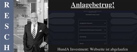 HundA Investment Aktienbetrug Anlagebetrug Hilfe