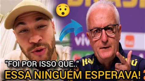 Olha O Que Neymar Falou Do Dorival E A Pol Mica Convocat Ria De Ltima