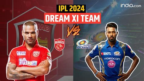 Ipl 2024 Pbks Vs Mi Match 33 Dream11 Predictions Fantasy Tips Teams