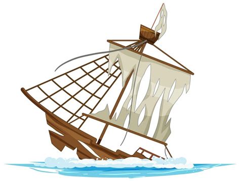 Sinking Ship Royalty Free Vector Clip Art Illustration Tran Clip