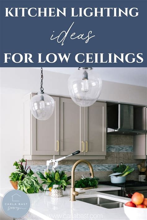 Kitchen Lighting Ideas For Low Ceilings Kitchen Lighting Ideas For