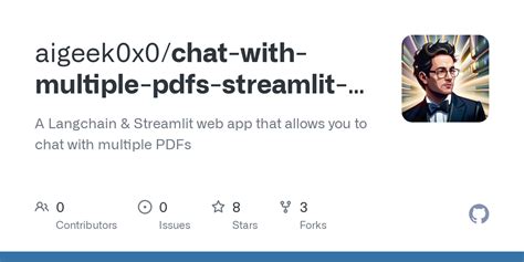 GitHub Aigeek0x0 Chat With Multiple Pdfs Streamlit Langchain Faiss