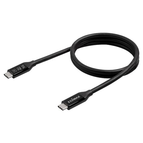 Edimax 40gbps Usb4 Thunderbolt 3 Cable Usb C To Usb Cable05 M Length Au