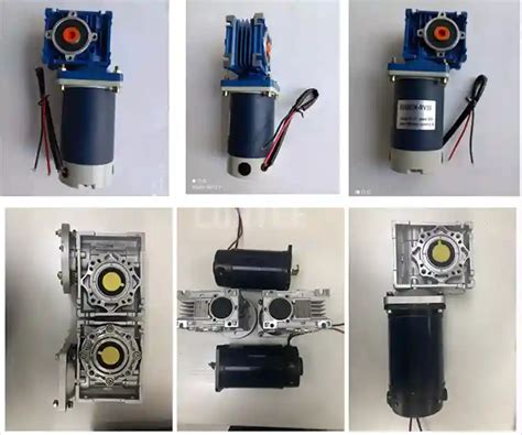 300 1500W 24 48V PMDC Worm Gear Motor