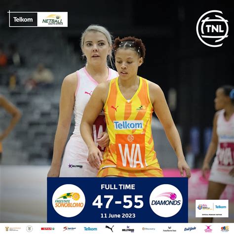 Netball South Africa On Twitter Full Time 🕛 Tnlsonoblomodiamonds The Northern Cape Diamonds