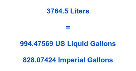 37645 Liters To Gallons How Many Gallons In 37645 Liters