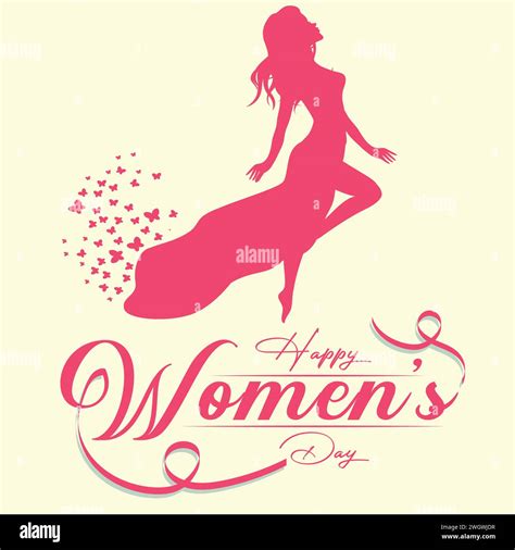 Happy Womens Day Vector Illustration International Womens Day Women