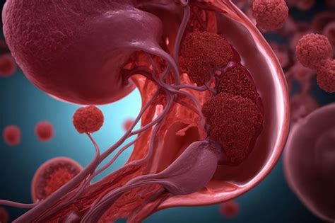 Premium Ai Image Diagram Showing Human Kidney Anatomy Healthy Spleen