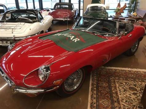 Seller Of Classic Cars Jaguar E Type Red Black