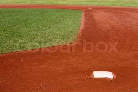 Baseball First Base and Scound Base | Stock image | Colourbox