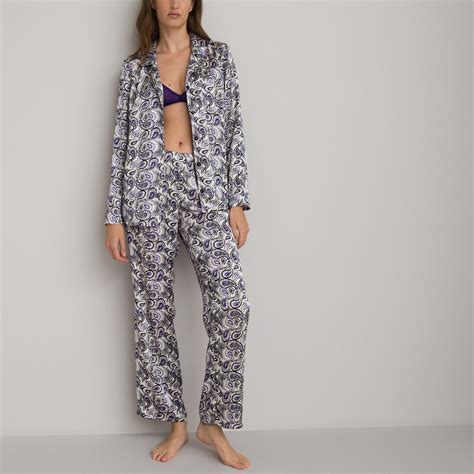 Pyjama Mit Blumenmuster Gebl Mt La Redoute Collections La Redoute