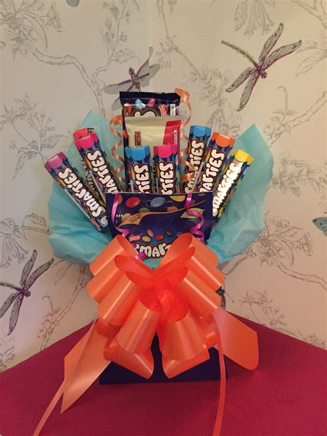 Smarties Chocolate Bouquet Birthday T Childrens T Party Etsy