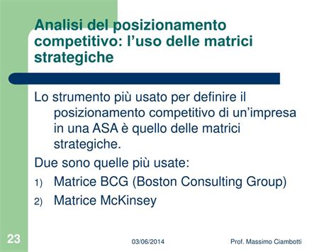 Ppt La Gestione Del Posizionamento Strategico Powerpoint Presentation