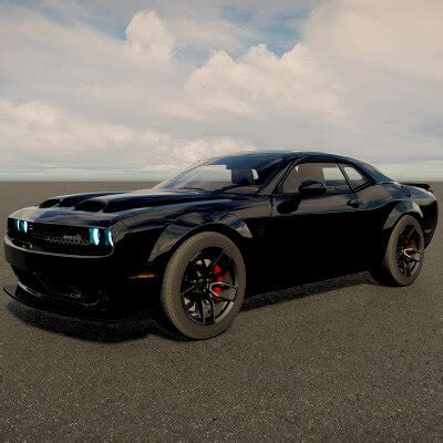 Dodge Challenger SRT Hellcat 2023 - 3D Model by AlphaGroup