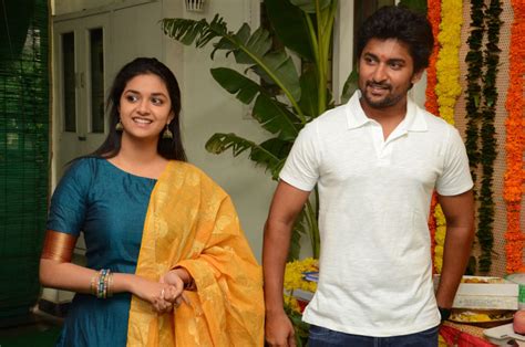 Keerthi Suresh Nani Nenu Local Movie Pooja Photo