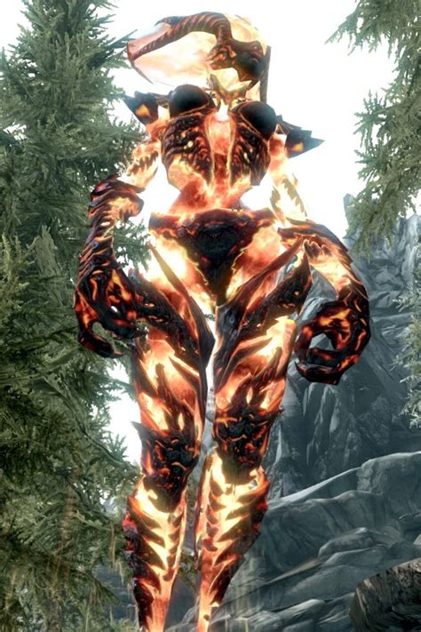 Flame Atronach Close Up At Skyrim Nexus Mods And Community