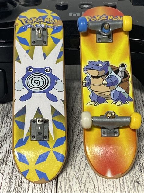 Mavin Pokemon Blastoise Poliwhirl Mini Skateboard Xconcepts Tech