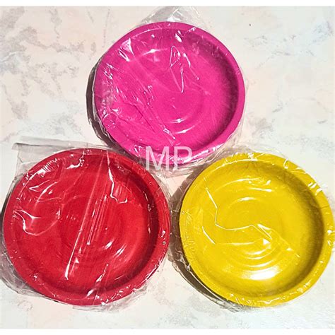 Jual Piring Bulat Warna Piring Mika Bulat Warna Piring Plastik Bulat