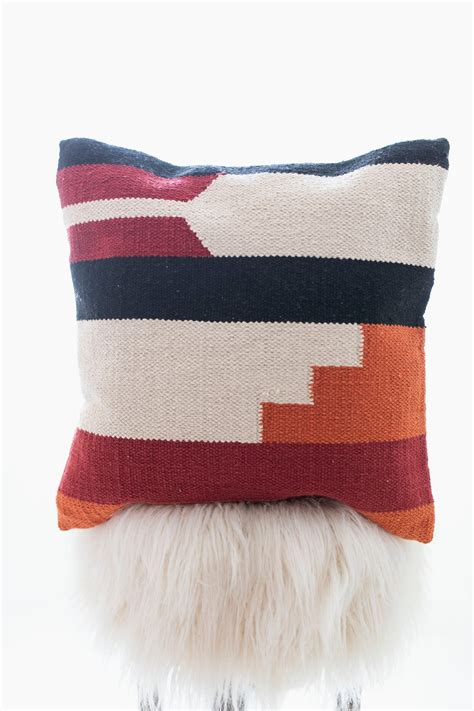 Multicolor Kilim Geometric Woven Pillow Cover 18 X 18 Inch - Etsy