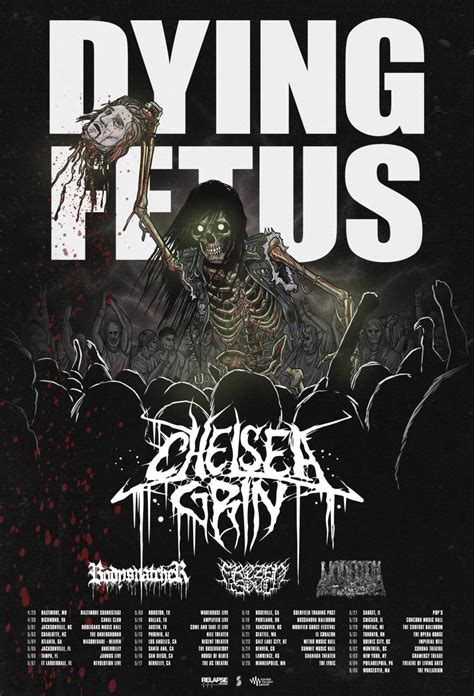 Event Dying Fetus 21 05 2022 Seattle El Corazon United States