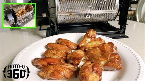 Roto Q 360 X Chicken Wings X Rotisserie Basket Friday Simple Cooking Eat Smart Cook Smart