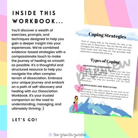 Dissociation Workbook Dissociation Journal For Dissociative Disorders