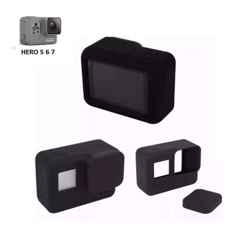 Kit Gopro Hero Black Dome Pol Gatilho Caixa Estanque Preta