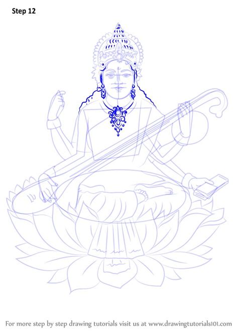 How To Draw Lord Gandapada With Pencils Step By Step Instructions For