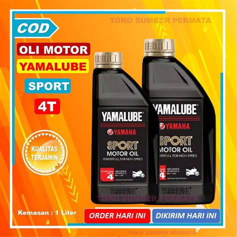 Jual Oli Motor Yamalube Sport Liter T W Api Sl Jaso Oil Mesin