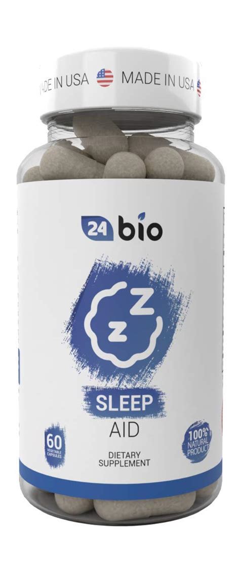 24bio Natural Sleep Aid 1 On Amazon Valerian 200mg Supplement Fall Asleep Faster Wake Up