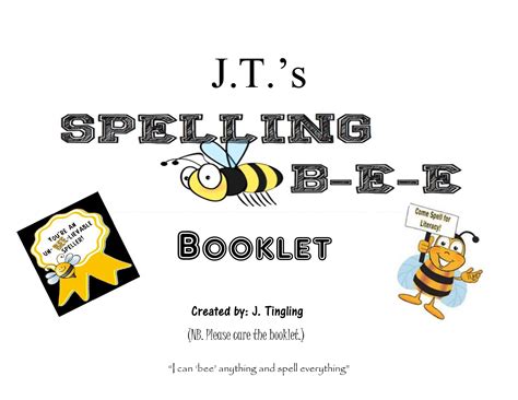 Solution Spelling Bee Booklet Studypool