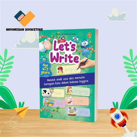 Jual BUKU AKTIVITAS BELAJAR ANAK MENULIS LET S WRITE LATIHANMENULIS