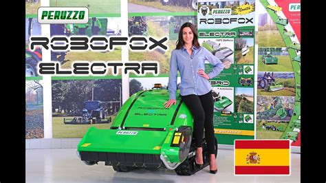 Cortacésped autopropulsado a control remoto Peruzzo mod ROBOFOX